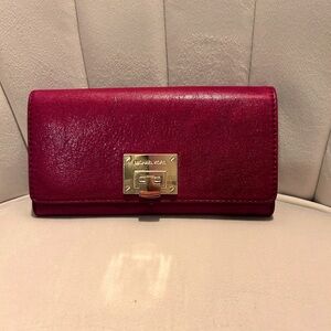 Michael Kors Wallet Burgundy